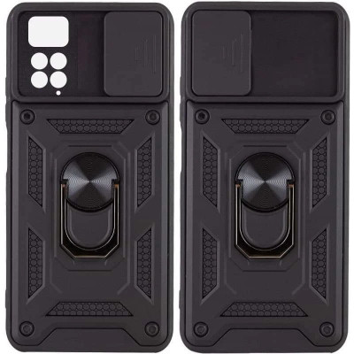 Протиударний чохол Camshield Serge Ring для Xiaomi Redmi Note 11 4G / Note 11S- чорний Протиударний чохол Camshield Serge Ring для Xiaomi Redmi Note 11 4G / Note 11S- чорний