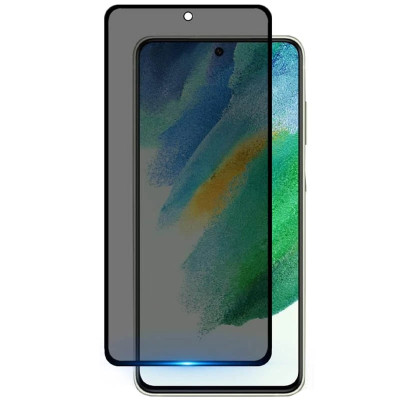 Скло захисне Privacy 5D (full glue) для Samsung S21 FE- чорний Скло захисне Privacy 5D (full glue) для Samsung S21 FE- чорний