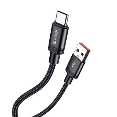 USB кабель Jokade JA034 QIANFAN Type-C 5A/1м- чорний