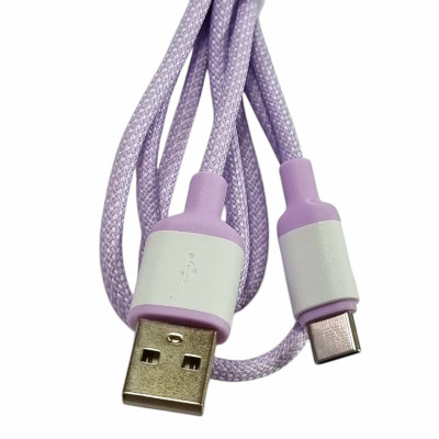 USB кабель Jokade JA014 NAIXUE Type-C 5A Fast Charging (1m)- бузковий