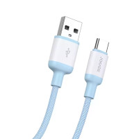 USB кабель Jokade JA014 NAIXUE Type-C 5A Fast Charging (1m)- блакитний USB кабель Jokade JA014 NAIXUE Type-C 5A Fast Charging (1m)- блакитний