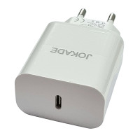 Мережевий зарядний пристрій Jokade JB072 LIUBO (PD30W / USB-C)- білий Мережевий зарядний пристрій Jokade JB072 LIUBO (PD30W / USB-C)- білий