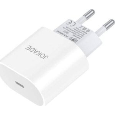 Мережевий зарядний пристрій Jokade JB064 BAIYU PD27W / USB-C- білий