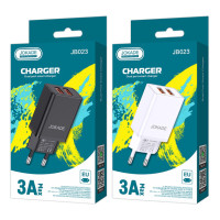 Мережевий зарядний пристрій Jokade JB023 Shiyuan (3A / 2USB-A)- білий Мережевий зарядний пристрій Jokade JB023 Shiyuan (3A / 2USB-A)- білий