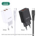 Мережевий зарядний пристрій Jokade JB024 Liangzi (3A / 2USB-A)+ USB кабель Micro- чорний