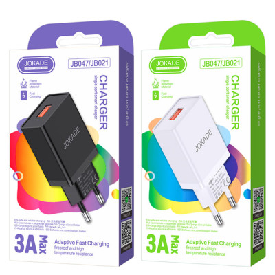 Мережевий зарядний пристрій Jokade JB047 XUETI (3A / USB-A)- чорний