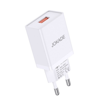 Мережевий зарядний пристрій Jokade JB047 XUETI (3A / USB-A)- білий