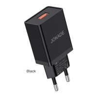 Мережевий зарядний пристрій Jokade JB021 LEISA (5A / USB-A)- чорний Мережевий зарядний пристрій Jokade JB021 LEISA (5A / USB-A)- чорний