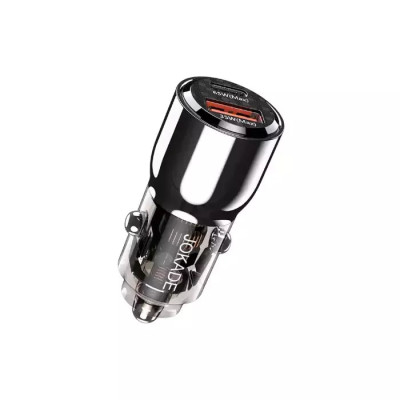 Автомобільний зарядний пристрій Jokade JH025 GUANYU PD100W (USB-A 35W + USB-C 65W) Автомобільний зарядний пристрій Jokade JH025 GUANYU PD100W (USB-A 35W + USB-C 65W)