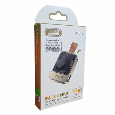 Бездротовий зарядний пристрій Jokade JK012 Apple Watch IP/USB-C Input 2.5W Бездротовий зарядний пристрій Jokade JK012 Apple Watch IP/USB-C Input 2.5W