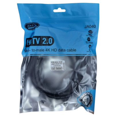 HDMI кабель Jokade JA040 XUNJIE HDTV 2.0 4K HD 3m