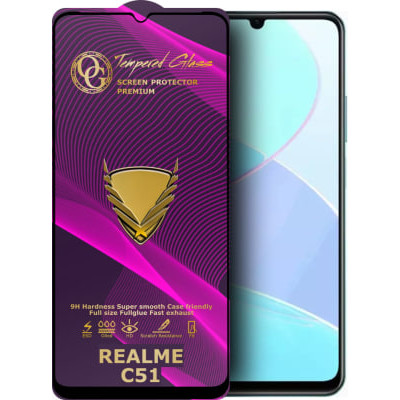 Скло захисне Tempered Glass OG Premium для Realme C51 / C53- чорний Скло захисне Tempered Glass OG Premium для Realme C51 / C53- чорний