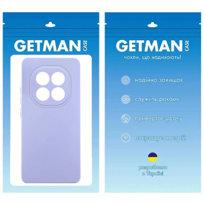 Накладка (з мікрофіброю) GETMAN Liquid Silk Full Camera для Xiaomi Redmi Note 14 Pro 4G- бузковий Накладка (з мікрофіброю) GETMAN Liquid Silk Full Camera для Xiaomi Redmi Note 14 Pro 4G- бузковий