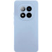 Накладка (з мікрофіброю) GETMAN Liquid Silk Full Camera для Xiaomi Redmi Note 14 Pro 4G- бузково блакитний