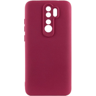 Накладка (з мікрофіброю) GETMAN Liquid Silk Full Camera для Xiaomi Redmi Note 8 Pro- марсала Накладка (з мікрофіброю) GETMAN Liquid Silk Full Camera для Xiaomi Redmi Note 8 Pro- марсала