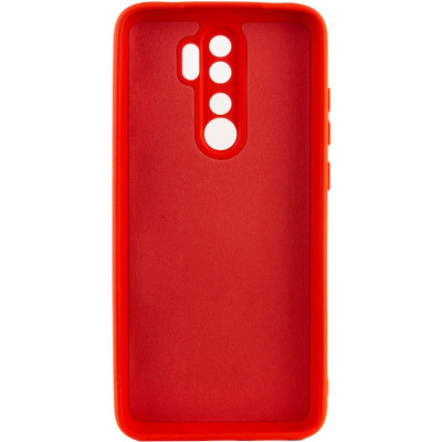 Накладка (з мікрофіброю) GETMAN Liquid Silk Full Camera для Xiaomi Redmi Note 8 Pro- червоний Накладка (з мікрофіброю) GETMAN Liquid Silk Full Camera для Xiaomi Redmi Note 8 Pro- червоний