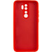 Накладка (з мікрофіброю) GETMAN Liquid Silk Full Camera для Xiaomi Redmi Note 8 Pro- червоний Накладка (з мікрофіброю) GETMAN Liquid Silk Full Camera для Xiaomi Redmi Note 8 Pro- червоний