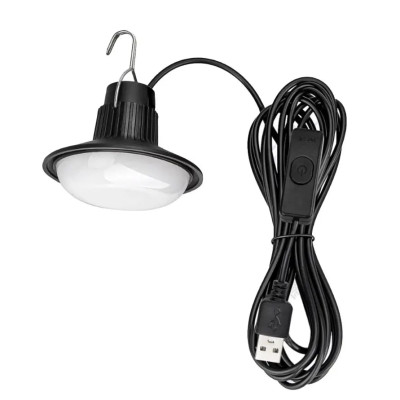 Лампочка LED 118L-19SMD, кабель 2.9 м, крюк, магніт, живлення від USB Лампочка LED 118L-19SMD, кабель 2.9 м, крюк, магніт, живлення від USB
