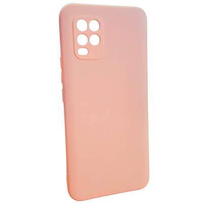 Накладка (з мікрофіброю) Aspor Silicone Full для Xiaomi Mi 10 Lite- рожевий