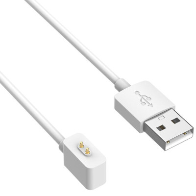 USB кабель для MI Band 8 / Mi Band 9 / Redmi Band 2 / Xiaomi Smart Band 9 Active- білий USB кабель для MI Band 8 / Mi Band 9 / Redmi Band 2 / Xiaomi Smart Band 9 Active- білий