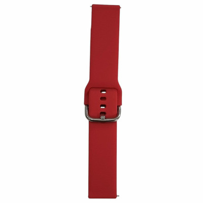 Ремінець для Smart Watch 20mm (металева застібка)- червоний Ремінець для Smart Watch 20mm (металева застібка)- червоний
