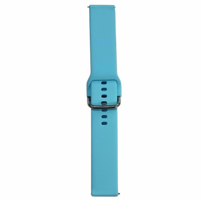 Ремінець для Smart Watch 20mm (металева застібка)- блакитний Ремінець для Smart Watch 20mm (металева застібка)- блакитний