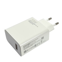 Мережевий зарядний пристрій Xiaomi (MDY-12-EH) 33W USB-A- білий Мережевий зарядний пристрій Xiaomi (MDY-12-EH) 33W USB-A- білий