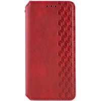 Чохол-книжка GETMAN Cubic для Xiaomi Redmi Note 14 4G (UA/Europe)- червоний