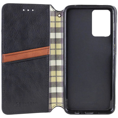 Чохол-книжка GETMAN Cubic для Xiaomi Redmi Note 14 4G (UA/Europe)- чорний Чохол-книжка GETMAN Cubic для Xiaomi Redmi Note 14 4G (UA/Europe)- чорний