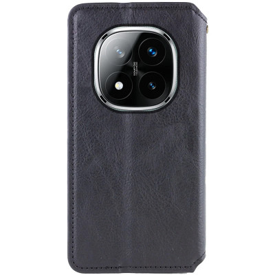 Чохол-книжка GETMAN Cubic для Xiaomi Redmi Note 14 Pro 4G- чорний Чохол-книжка GETMAN Cubic для Xiaomi Redmi Note 14 Pro 4G- чорний