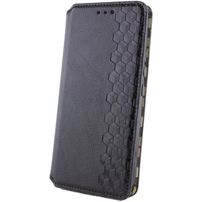 Чохол-книжка GETMAN Cubic для Xiaomi Redmi Note 14 Pro 4G- чорний Чохол-книжка GETMAN Cubic для Xiaomi Redmi Note 14 Pro 4G- чорний