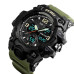 Годинник наручний 1155BAG SKMEI Paracord, Army green, компас, термометр, свисток, кресало