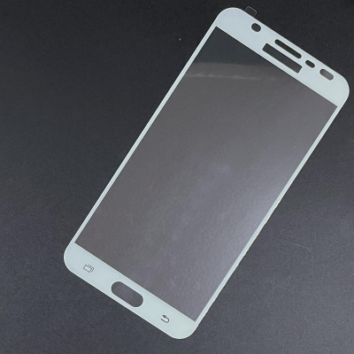 Скло захисне FULL SCREEN для Samsung J7 Prime / G610- білий