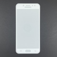 Скло захисне Full Glue для Samsung J730/78 2018- білий Скло захисне Full Glue для Samsung J730/78 2018- білий
