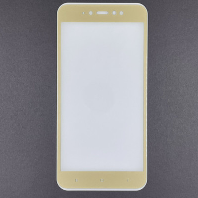 Скло захисне Full Glue для Xiaomi Redmi Note 5A- золото Скло захисне Full Glue для Xiaomi Redmi Note 5A- золото