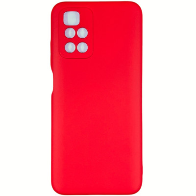 Накладка (з мікрофіброю) Silicone Cover Full Camera (AA) для Xiaomi Redmi Note 11 5G / Poco M4 Pro 5G- червоний