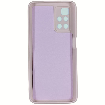 Накладка (з мікрофіброю) Silicone Cover Full Camera (AA) для Xiaomi Redmi Note 11 5G / Poco M4 Pro 5G- рожевий пісок