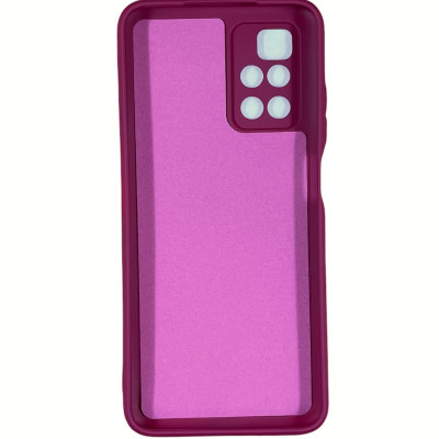 Накладка (з мікрофіброю) Silicone Cover Full Camera (AA) для Xiaomi Redmi Note 11 5G / Poco M4 Pro 5G- бордовий