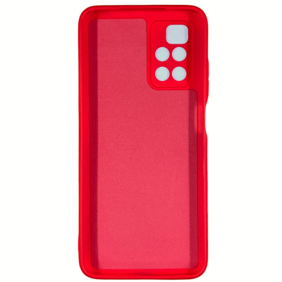 Накладка (з мікрофіброю) Silicone Cover Full Camera (AA) для Xiaomi Redmi Note 11 Pro (China) / Note 11 Pro+ 5G- червоний