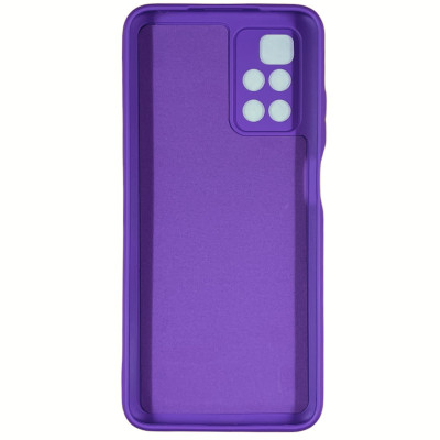 Накладка (з мікрофіброю) Silicone Cover Full Camera (AA) для Xiaomi Redmi Note 11 Pro (China) / Note 11 Pro+ 5G- темно-фіолетовий