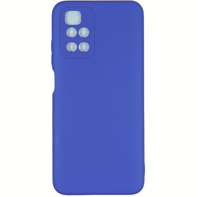 Накладка (з мікрофіброю) Silicone Cover Full Camera (AA) для Xiaomi Redmi Note 11 Pro (China) / Note 11 Pro+ 5G- синій кобальт