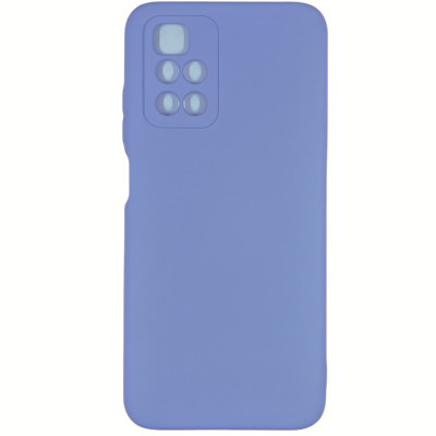 Накладка (з мікрофіброю) Silicone Cover Full Camera (AA) для Xiaomi Redmi Note 11 Pro (China) / Note 11 Pro+ 5G- лаванда