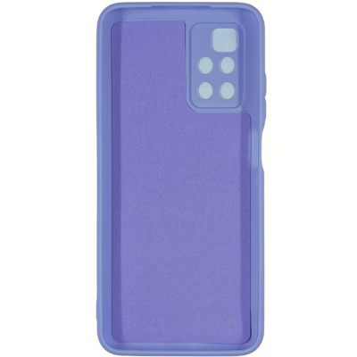 Накладка (з мікрофіброю) Silicone Cover Full Camera (AA) для Xiaomi Redmi Note 11 Pro (China) / Note 11 Pro+ 5G- лаванда