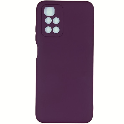 Накладка (з мікрофіброю) Silicone Cover Full Camera (AA) для Xiaomi Redmi Note 11 Pro (China) / Note 11 Pro+ 5G- сливовий