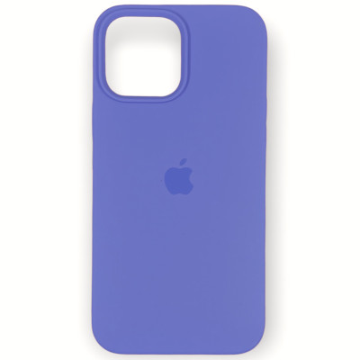 Накладка (з мікрофіброю) Silk Original Full Cover для iPhone 13 6.1`- пурпурний