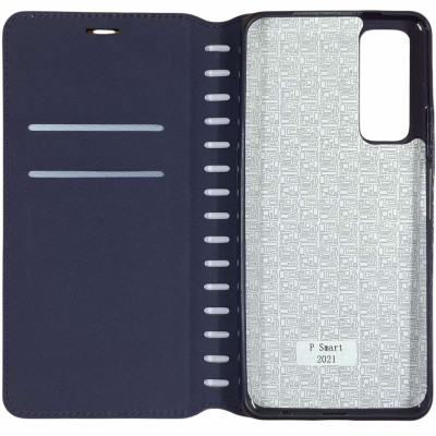Чохол-книжка Leather Folio для Huawei P Smart 2021- синій