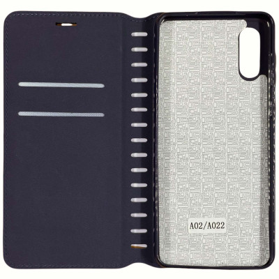 Чохол-книжка Leather Folio для Samsung A02/A022- синій
