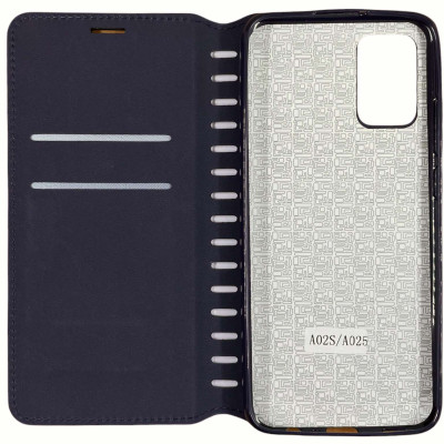 Чохол-книжка Leather Folio для Samsung A02S/A025- синій