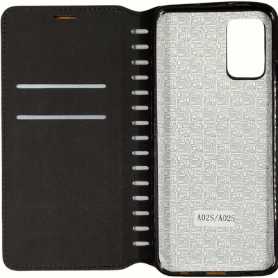 Чохол-книжка Leather Folio для Samsung A02S/A025- чорний