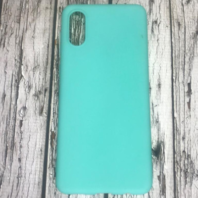 Накладка SMTT Soft Touch для Samsung A02/A022 в тех. упаковці- бірюзовий Накладка SMTT Soft Touch для Samsung A02/A022 в тех. упаковці- бірюзовий